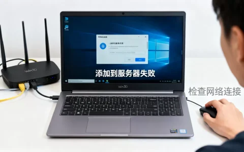 win10添加到服务器失败怎么回事，如何解决网络连接错误？
