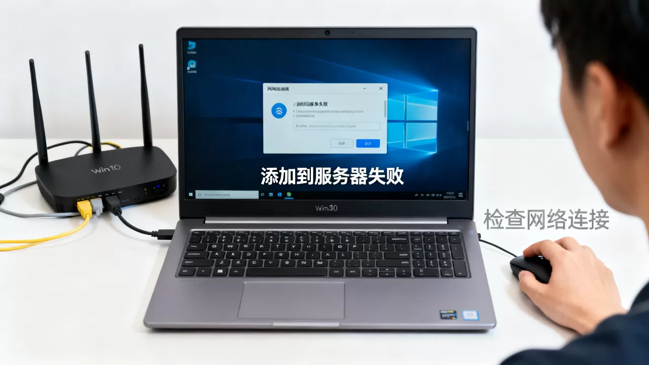 win10添加到服务器失败怎么回事,如何解决网络连接错误? win10添加到服务器失败怎么回事,如何解决网络连接错误?