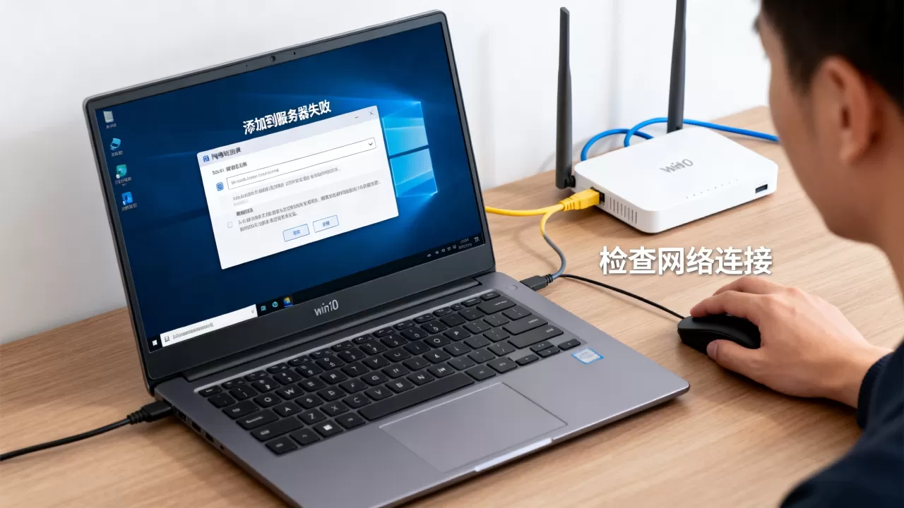 win10添加到服务器失败怎么回事,如何解决网络连接错误? win10添加到服务器失败怎么回事,如何解决网络连接错误?