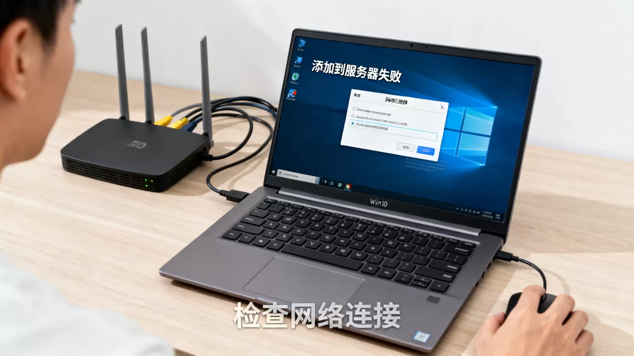 win10添加到服务器失败怎么回事,如何解决网络连接错误? win10添加到服务器失败怎么回事,如何解决网络连接错误?