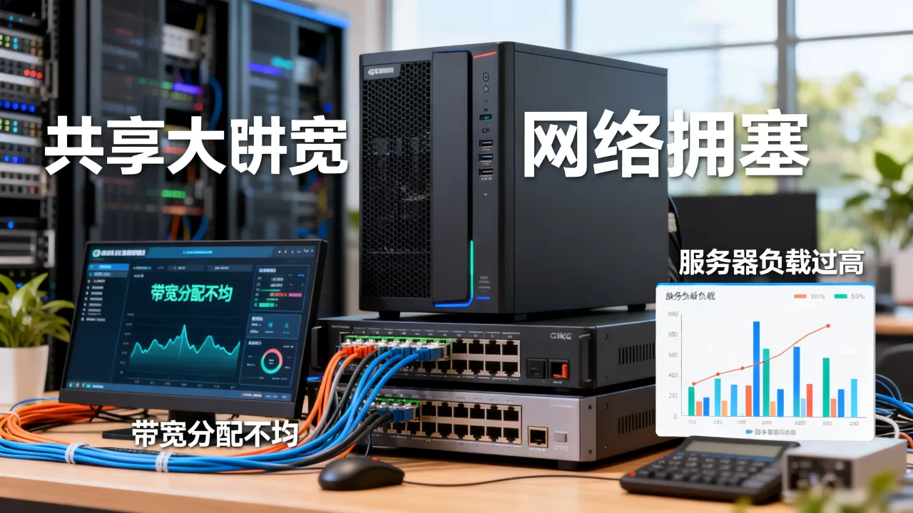 为什么共享大带宽服务器晚高峰卡顿,常见诱因有哪些? 为什么共享大带宽服务器晚高峰卡顿,常见诱因有哪些?