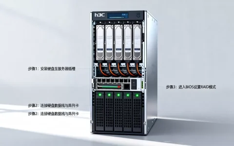 h3c服务器如何做磁盘阵列，RAID配置步骤是什么？