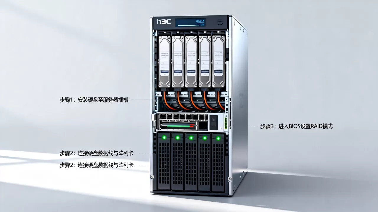 h3c服务器如何做磁盘阵列,RAID配置步骤是什么? h3c服务器如何做磁盘阵列,RAID配置步骤是什么?