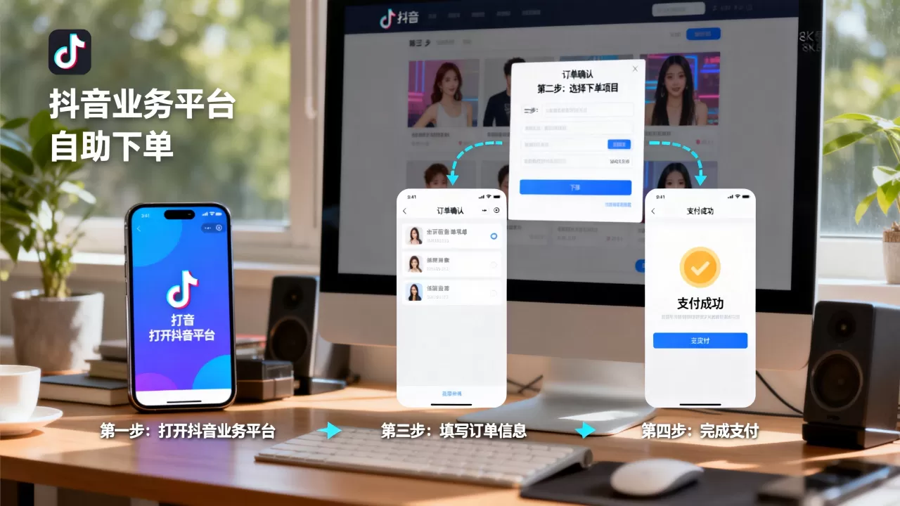 抖音业务平台应该如何自助下单,有哪些步骤? 抖音业务平台应该如何自助下单,有哪些步骤?