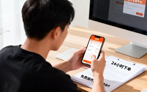 快手业务平台24小时下单真的免费吗，怎么操作？