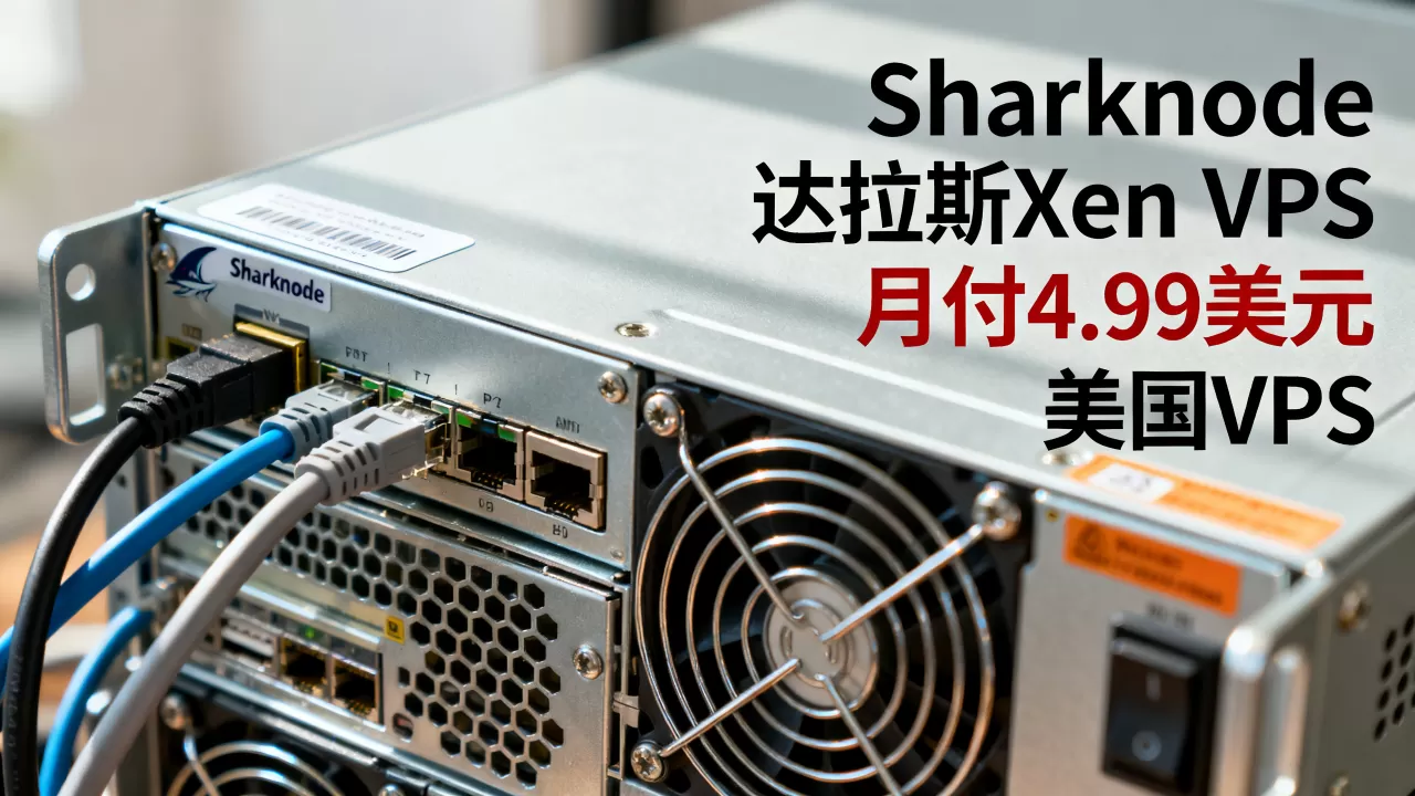 Sharknode达拉斯Xen VPS月付4.99美元值吗,美国VPS哪家好 Sharknode达拉斯Xen VPS月付4.99美元值吗,美国VPS哪家好