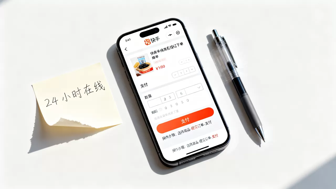 快手24小时在线下单靠谱吗,怎么操作? 快手24小时在线下单靠谱吗,怎么操作?