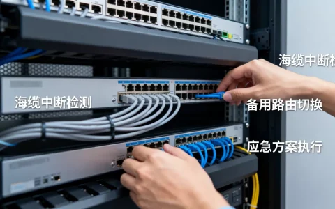 国际大带宽服务器海缆中断怎么切换路由，有哪些应急方案？