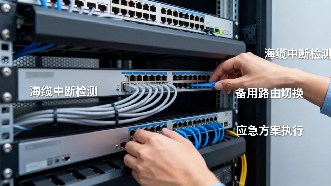 国际大带宽服务器海缆中断怎么切换路由,有哪些应急方案? 国际大带宽服务器海缆中断怎么切换路由,有哪些应急方案?