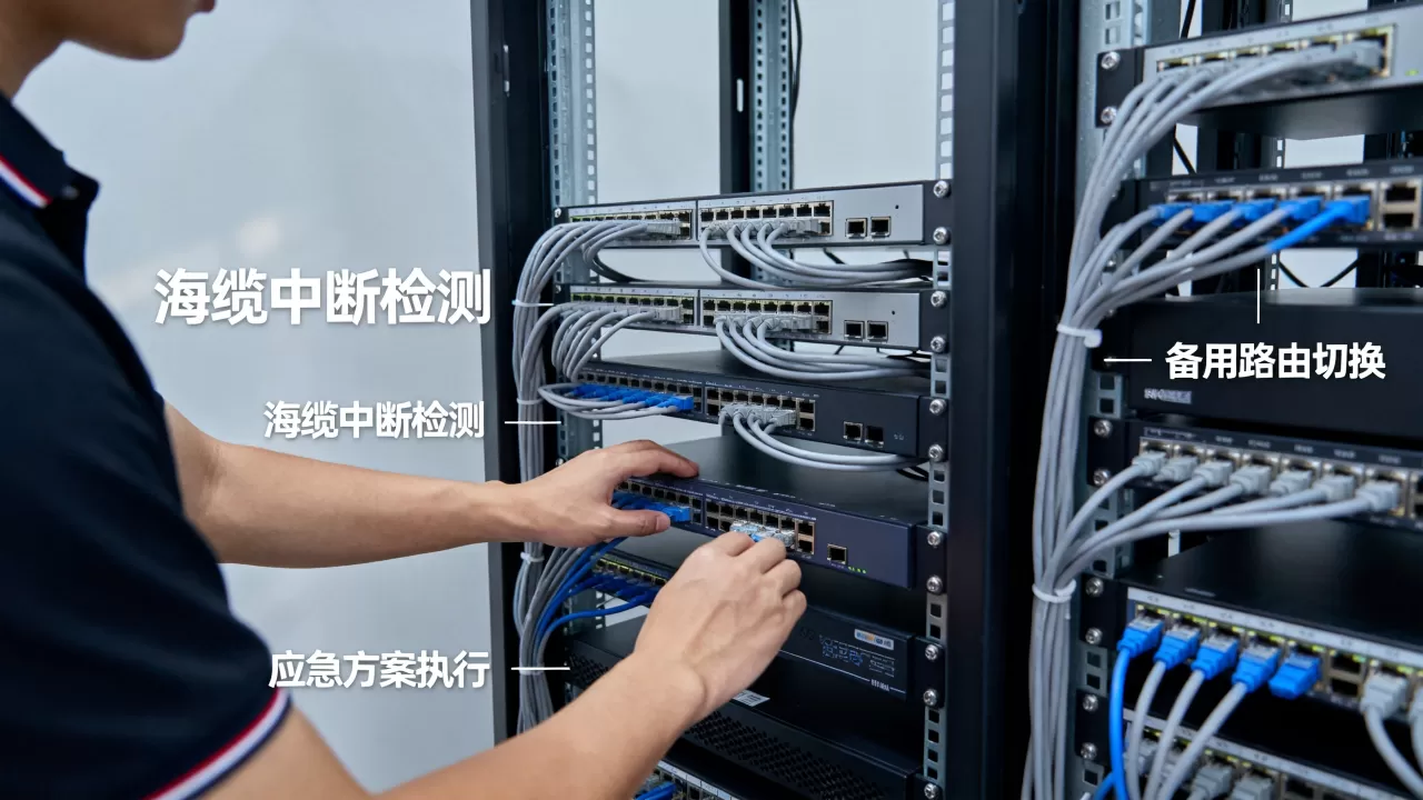 国际大带宽服务器海缆中断怎么切换路由,有哪些应急方案? 国际大带宽服务器海缆中断怎么切换路由,有哪些应急方案?