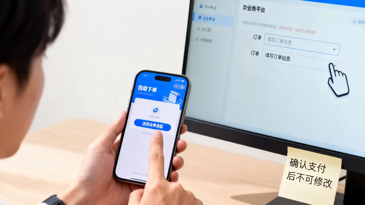 DY业务平台自助下单怎么操作,有哪些注意事项? DY业务平台自助下单怎么操作,有哪些注意事项?