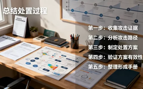 被攻击后如何总结处置过程形成可复用的手册，有哪些步骤