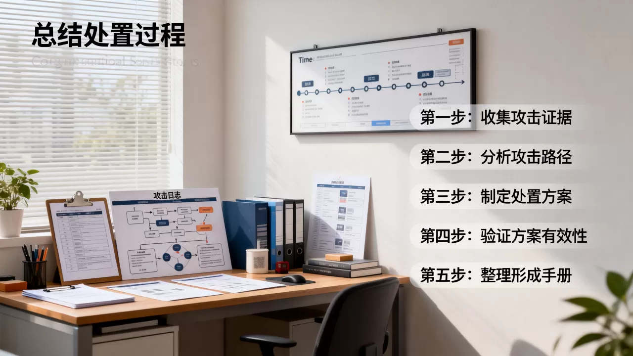 被攻击后如何总结处置过程形成可复用的手册,有哪些步骤 被攻击后如何总结处置过程形成可复用的手册,有哪些步骤
