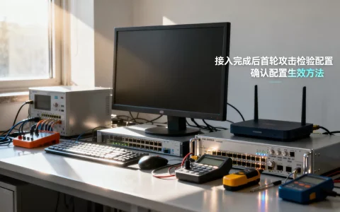 接入完成后首轮攻击能检验配置吗，怎么确认配置是否生效？