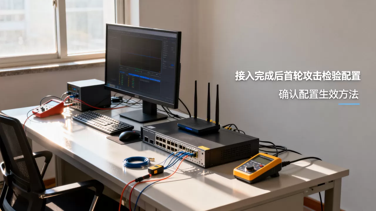 接入完成后首轮攻击能检验配置吗,怎么确认配置是否生效? 接入完成后首轮攻击能检验配置吗,怎么确认配置是否生效?