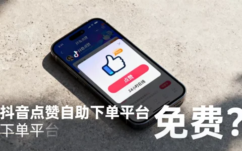 抖音点赞自助下单平台真的免费吗，24小时在线靠不靠谱？