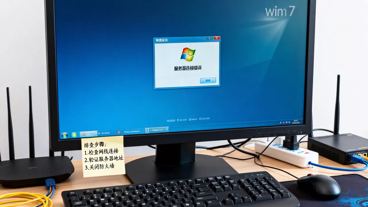 win7安装软件服务器失败怎么办,服务器连接错误如何排查修复 win7安装软件服务器失败怎么办,服务器连接错误如何排查修复