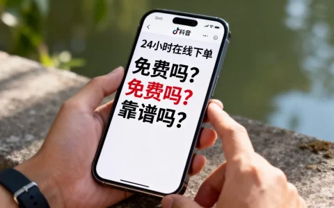 抖音业务平台24小时在线下单真的免费吗，靠谱吗？
