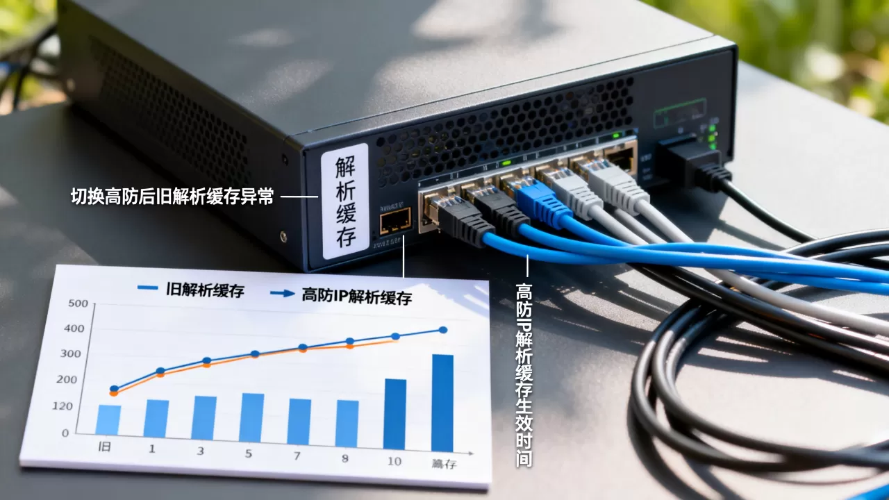 切换高防后旧解析缓存会异常吗,高防IP解析缓存多久生效? 切换高防后旧解析缓存会异常吗,高防IP解析缓存多久生效?