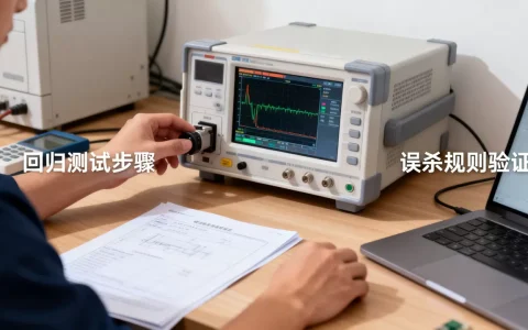 误杀规则调整后如何确认不再误拦，回归测试怎么做？