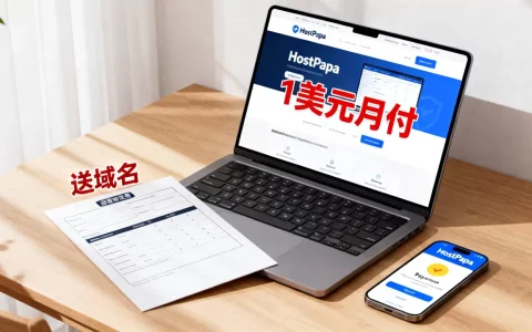 HostPapa 1美元月付送域名靠谱吗，怎么购买？