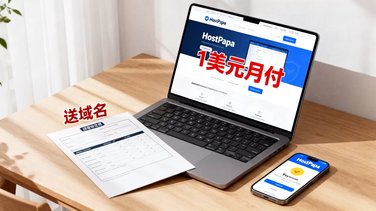 HostPapa 1美元月付送域名靠谱吗,怎么购买? HostPapa 1美元月付送域名靠谱吗,怎么购买?