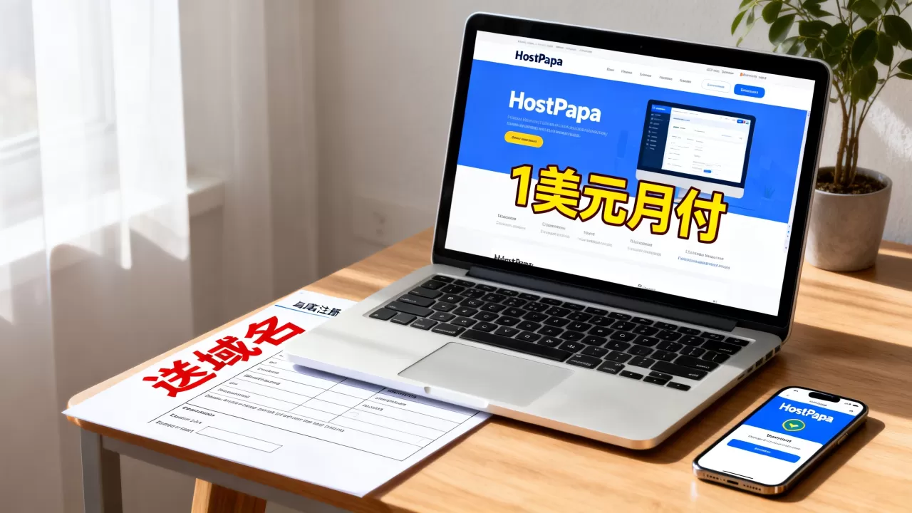 HostPapa 1美元月付送域名靠谱吗,怎么购买? HostPapa 1美元月付送域名靠谱吗,怎么购买?