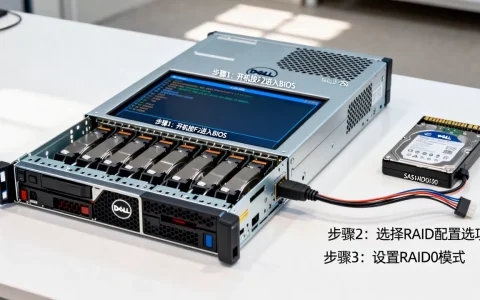 戴尔r250服务器怎么做raid0，配置步骤有哪些？