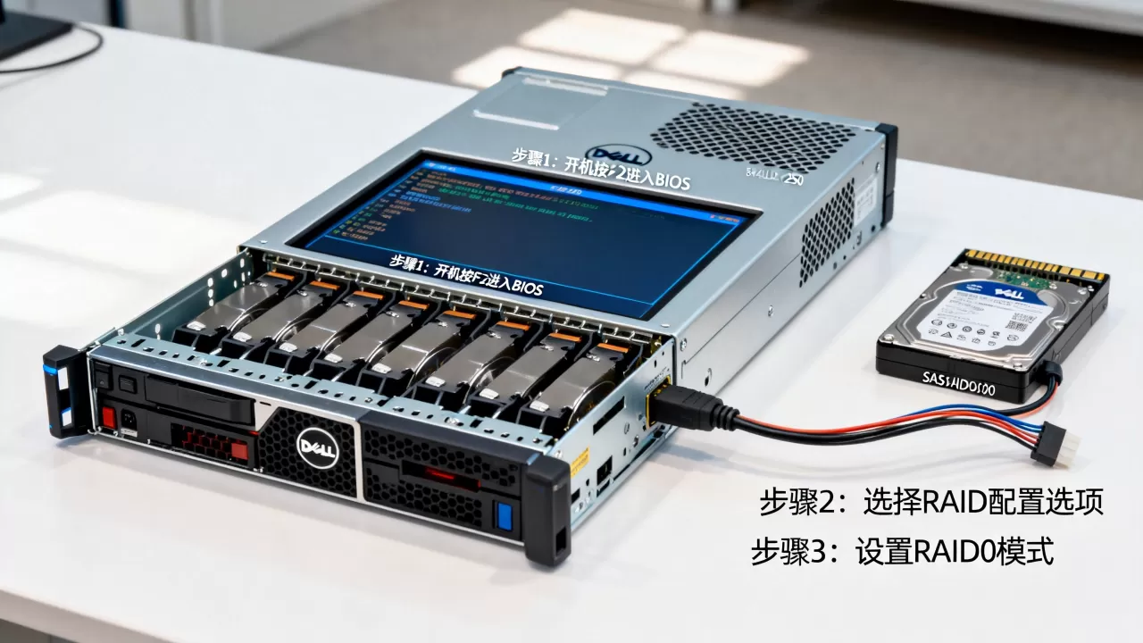 戴尔r250服务器怎么做raid0,配置步骤有哪些? 戴尔r250服务器怎么做raid0,配置步骤有哪些?