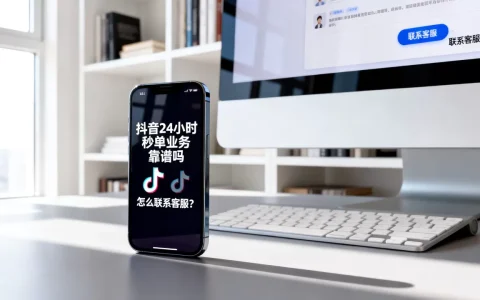 抖音24小时秒单业务靠谱吗，怎么联系客服？