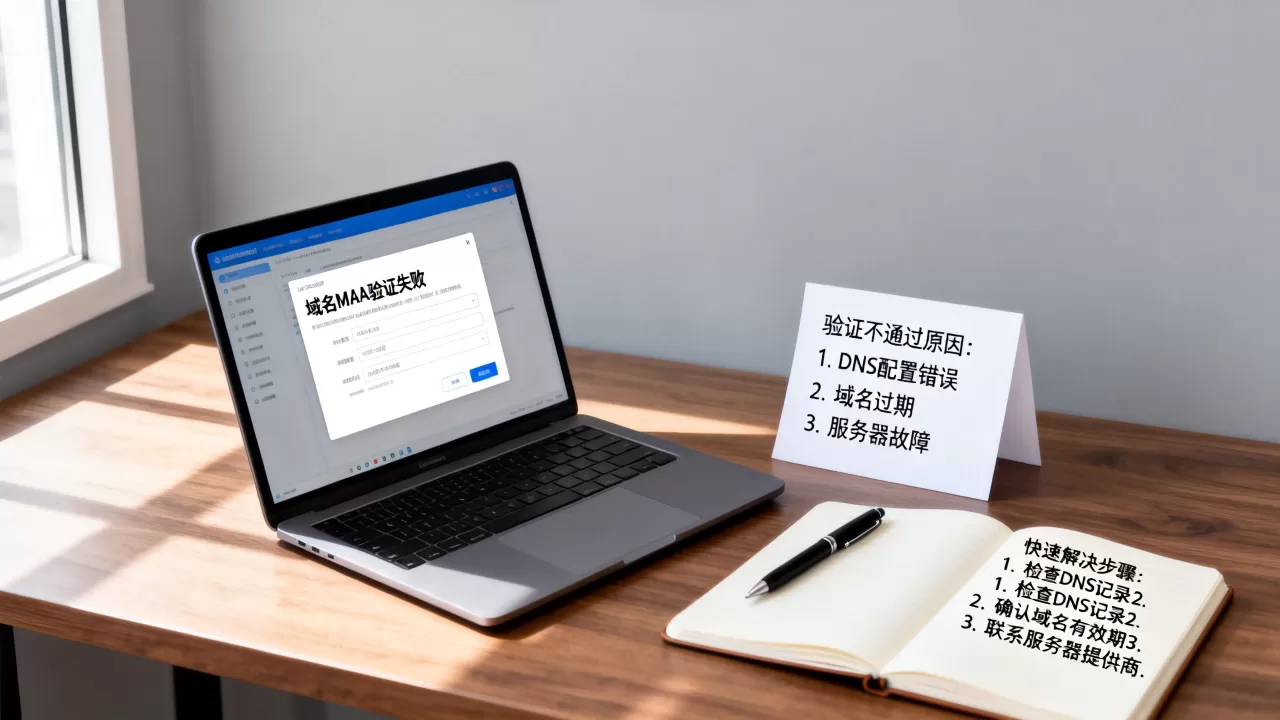 域名MAA验证失败如何快速解决,域名验证不通过的原因有哪些? 域名MAA验证失败如何快速解决,域名验证不通过的原因有哪些?
