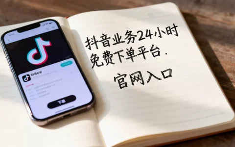 抖音业务24小时免费下单平台靠谱吗，官网入口在哪里？