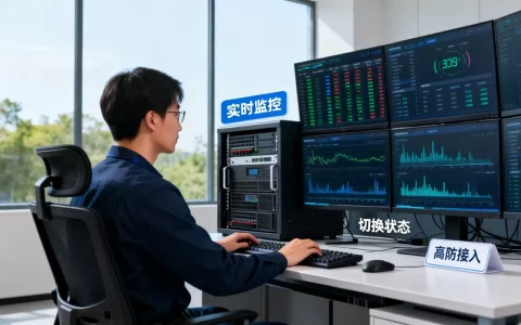 接入高防当天为什么要留人值守，切换情况如何观察