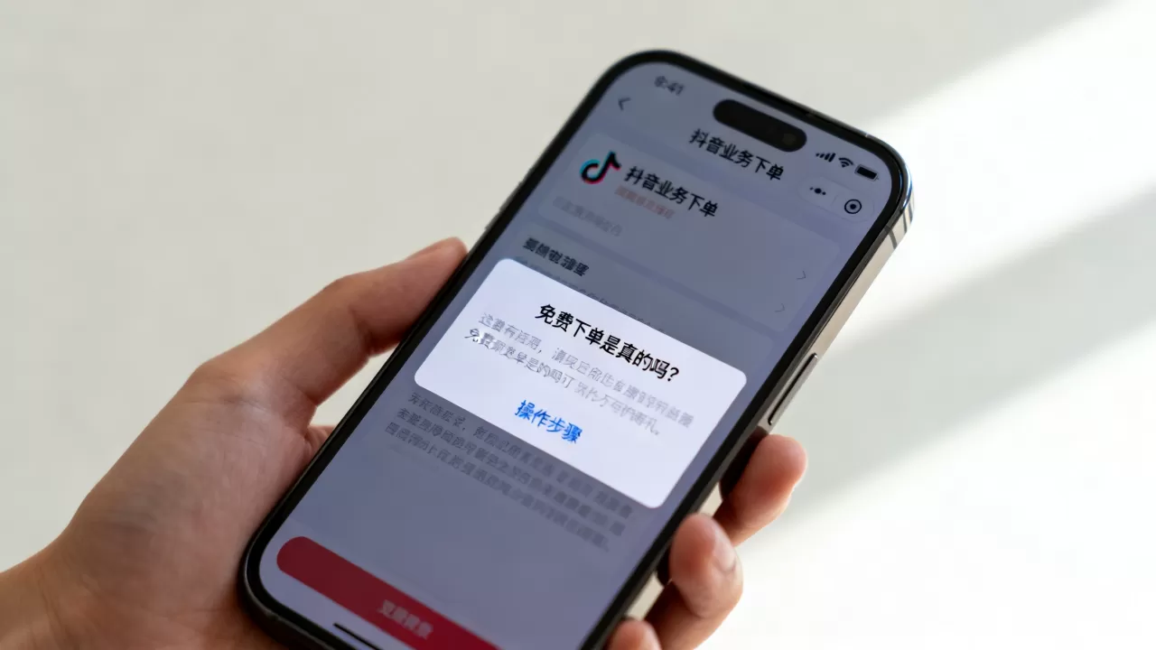 抖音业务下单免费到底是真的吗,怎么操作? 抖音业务下单免费到底是真的吗,怎么操作?