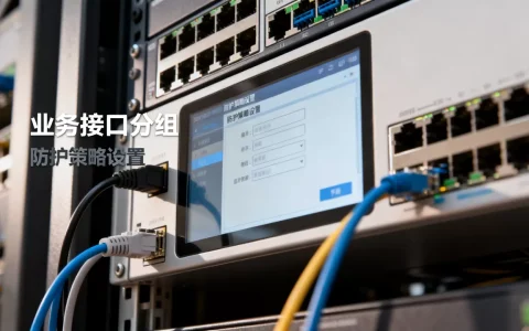 业务接口单独分组能提升防护策略吗，怎么设置？