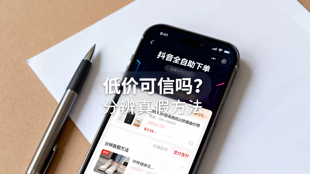 抖音全自助下单低价可信吗,怎么分辨真假? 抖音全自助下单低价可信吗,怎么分辨真假?
