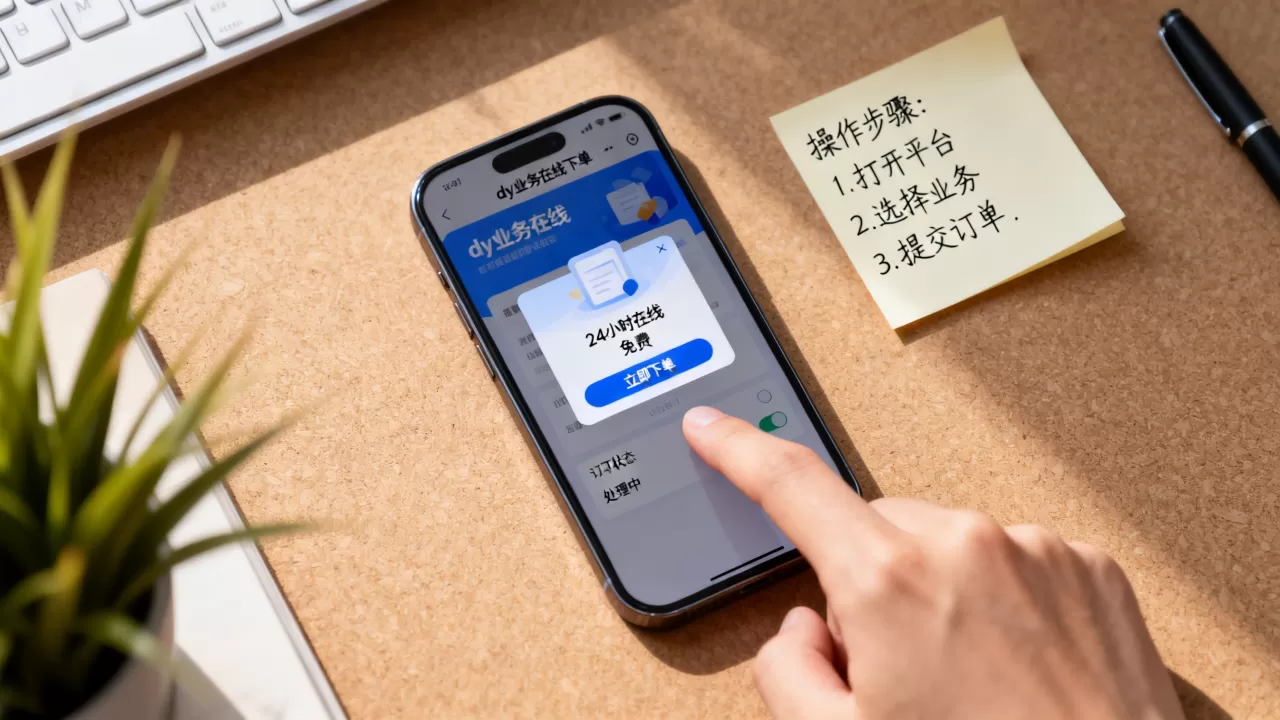 dy业务24小时在线下单平台真的免费吗,怎么操作? dy业务24小时在线下单平台真的免费吗,怎么操作?