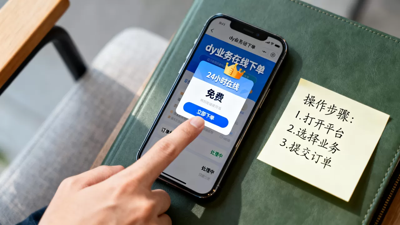dy业务24小时在线下单平台真的免费吗,怎么操作? dy业务24小时在线下单平台真的免费吗,怎么操作?