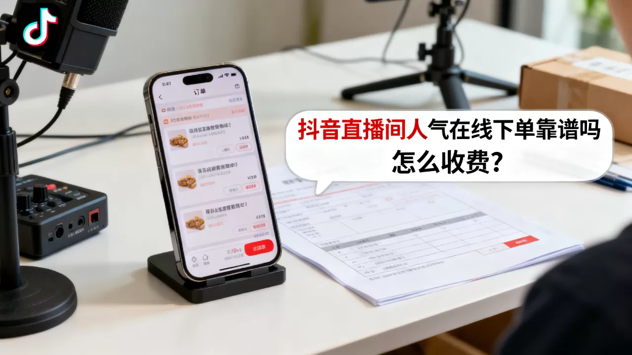 抖音直播间人气在线下单靠谱吗,怎么收费? 抖音直播间人气在线下单靠谱吗,怎么收费?