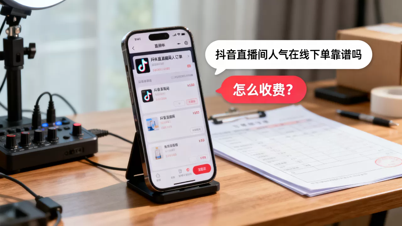 抖音直播间人气在线下单靠谱吗,怎么收费? 抖音直播间人气在线下单靠谱吗,怎么收费?