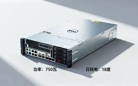 戴尔r740服务器功率是多少瓦，r740一天耗电多少度