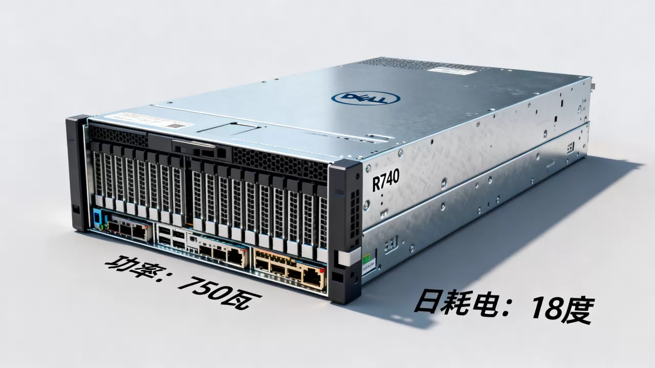 戴尔r740服务器功率是多少瓦,r740一天耗电多少度 戴尔r740服务器功率是多少瓦,r740一天耗电多少度