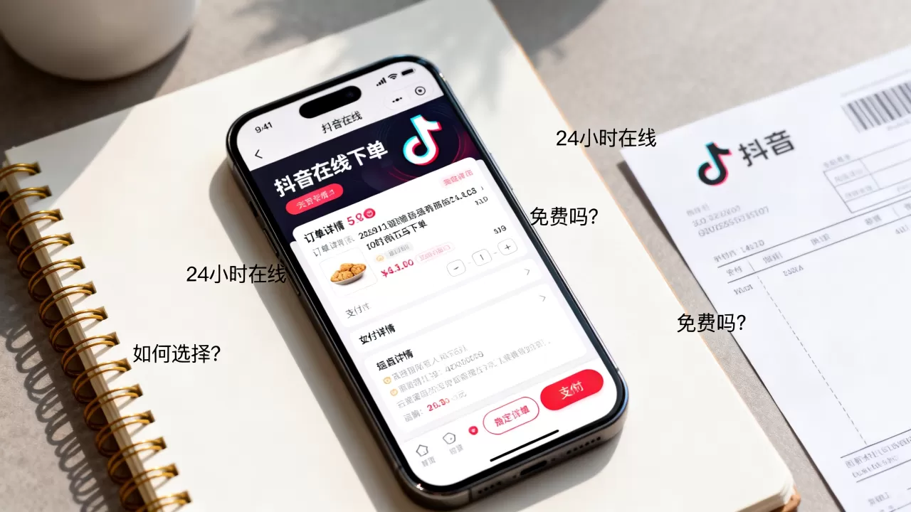 抖音24小时在线下单平台真的免费吗,怎么选? 抖音24小时在线下单平台真的免费吗,怎么选?