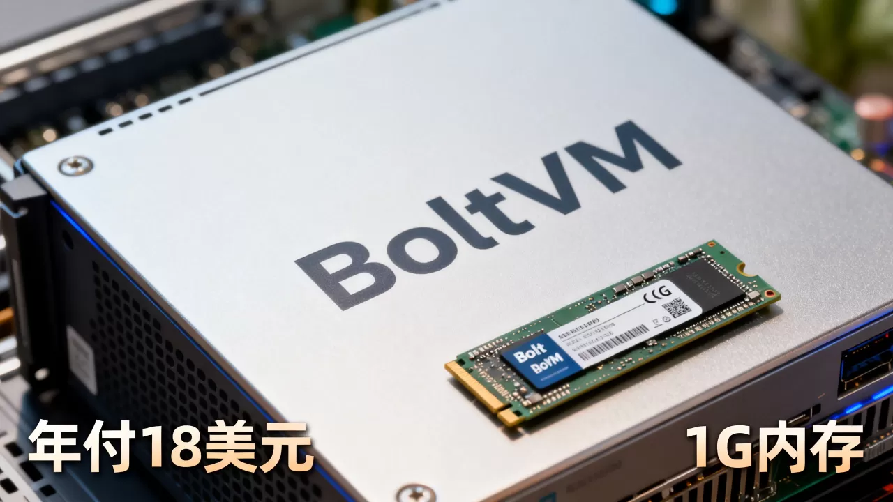 BoltVM年付18美元1G内存值得买吗,性能怎么样? BoltVM年付18美元1G内存值得买吗,性能怎么样?