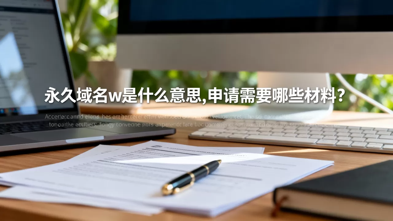 永久域名w是什么意思,申请需要哪些材料? 永久域名w是什么意思,申请需要哪些材料?