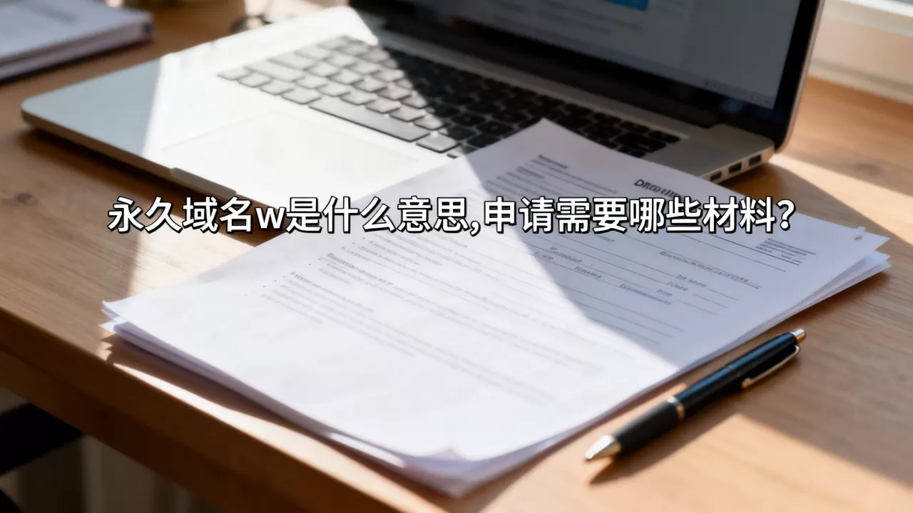 永久域名w是什么意思,申请需要哪些材料? 永久域名w是什么意思,申请需要哪些材料?