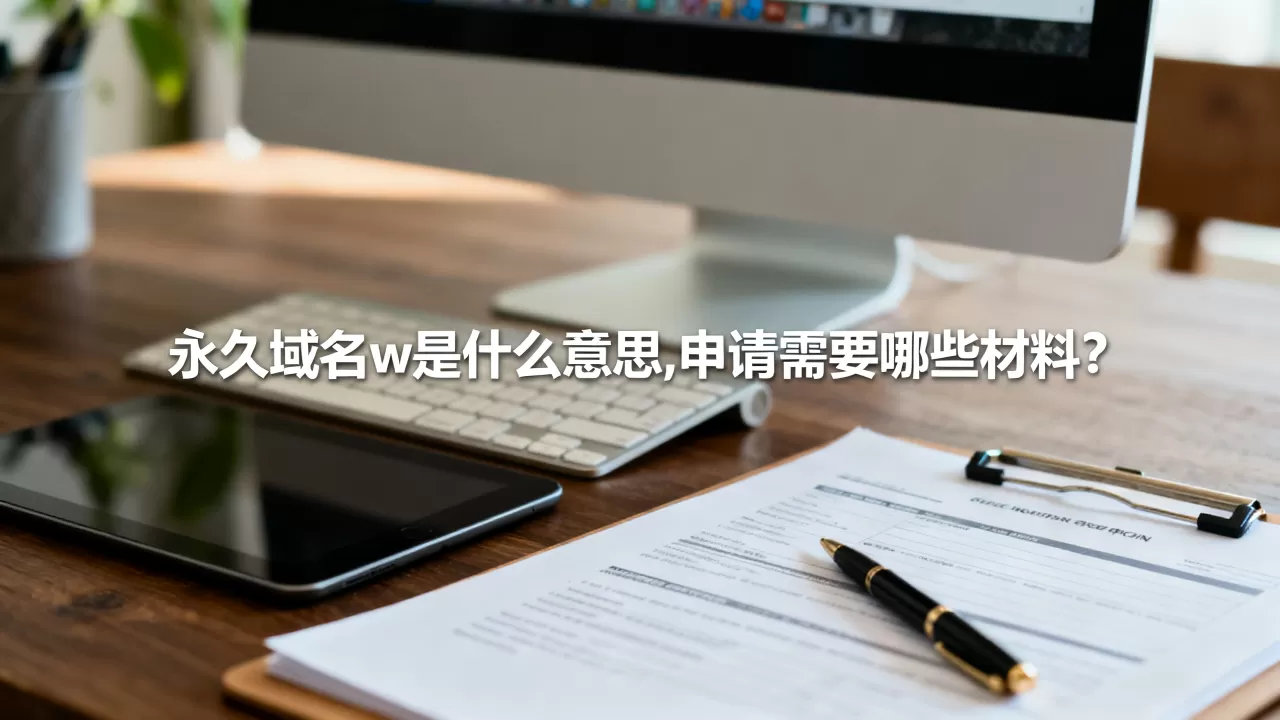 永久域名w是什么意思,申请需要哪些材料? 永久域名w是什么意思,申请需要哪些材料?