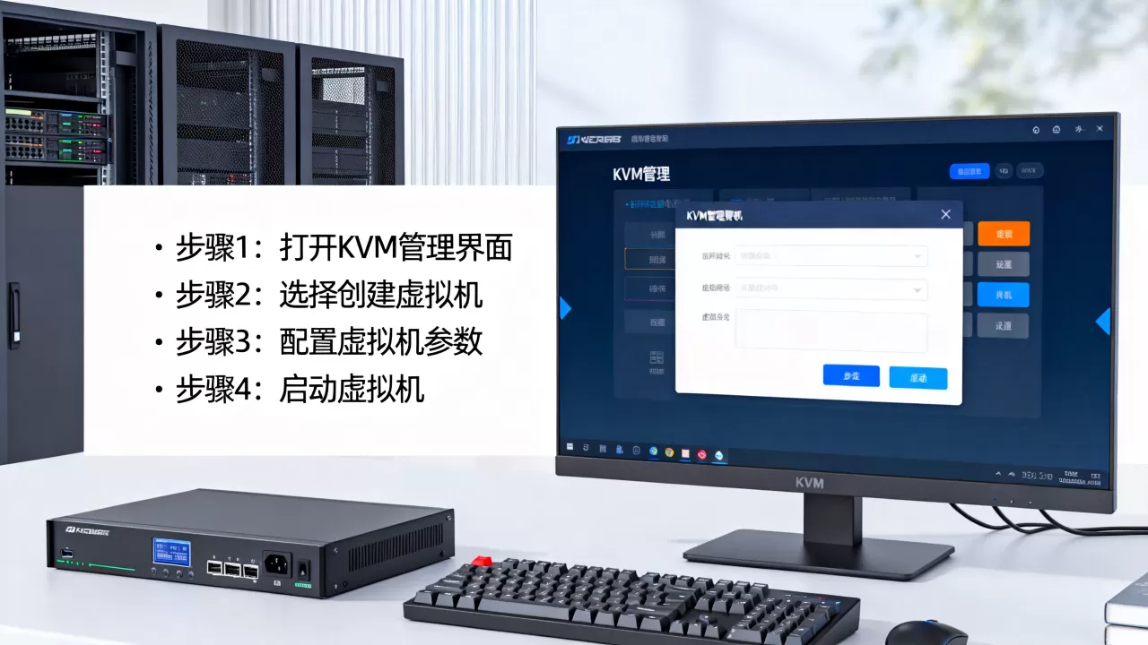 KVM怎么开启虚拟机,创建虚拟机有哪些步骤 KVM怎么开启虚拟机,创建虚拟机有哪些步骤
