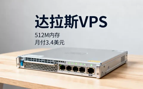 达拉斯512M VPS月付3.4美元靠谱吗，便宜VPS哪家好