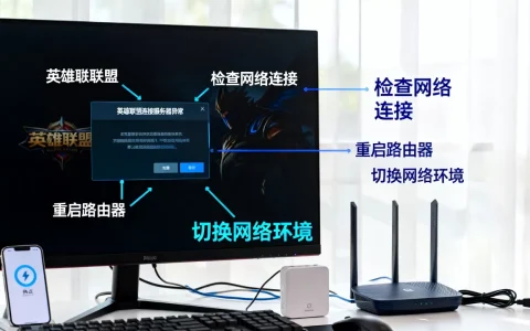 英雄联盟一直连接服务器异常怎么解决，英雄联盟进不去游戏怎么办